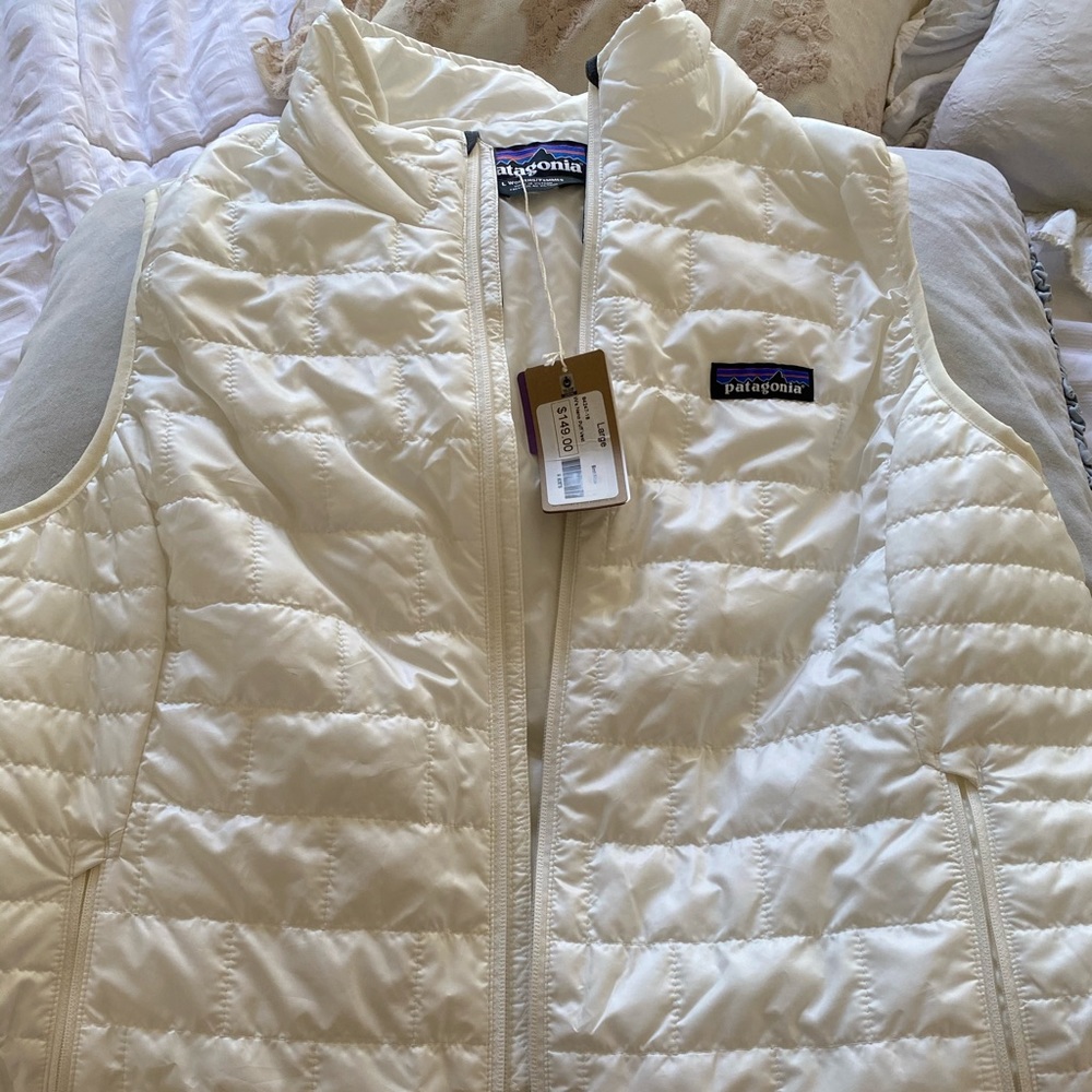 Patagonia Birch White Nano Puff vest